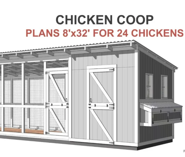Chicken Coop Plan For 20 Chicken