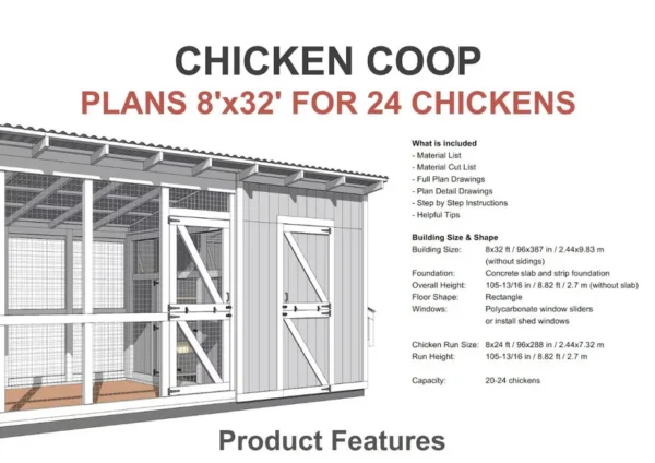 Chicken Coop Plan For 20 Chicken - Image 7