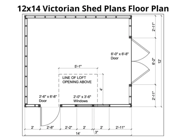 12x14 Garden Shed Plans PDF - Image 6