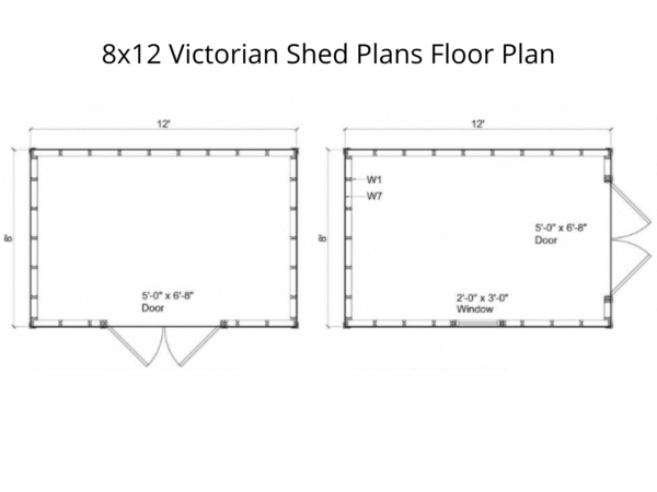 8x12 Dormer Shed Plans - Image 5