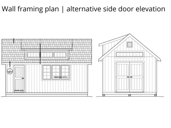 12×20 Garden Shed Plans with Loft (PDF) - Image 5
