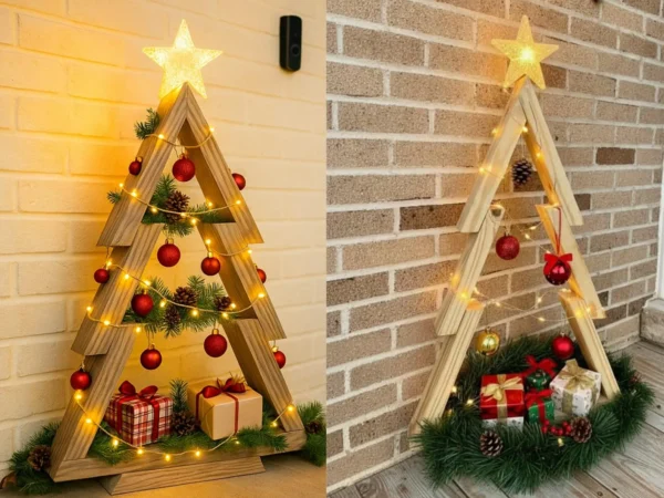 Rustic 2x4 Wooden Christmas Tree Plans 4 2x4 Wooden Christmas Tree Plans