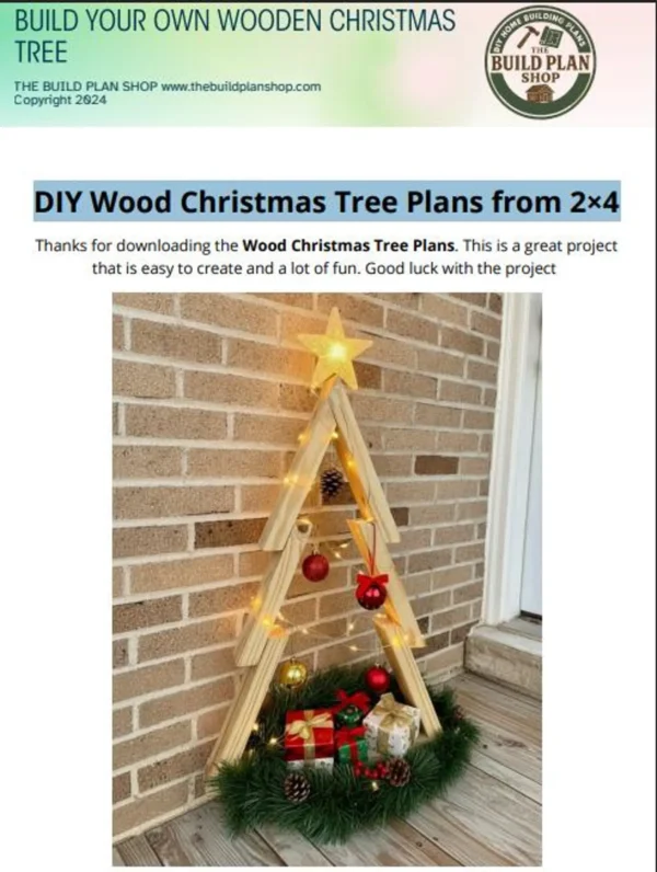 Rustic 2x4 Wooden Christmas Tree Plans 5 il 1588xN.7345694391 puzu