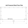4x8 Firewood Shed