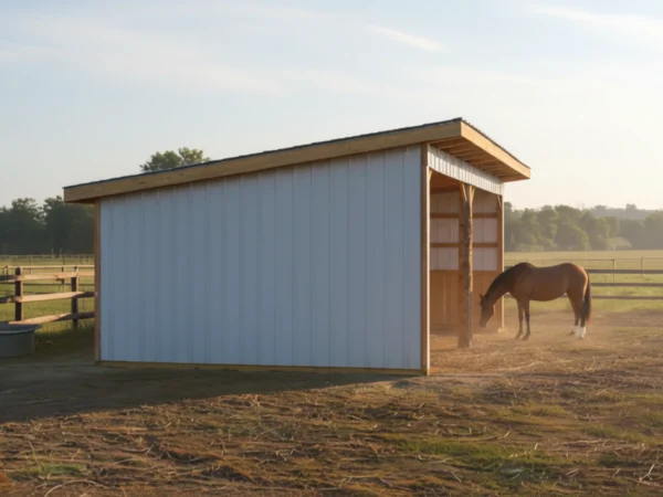 16x24 Horse Shelter Plans 4 5