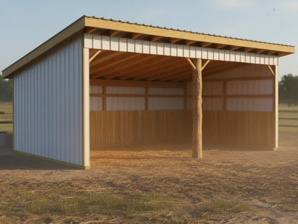 16x24 Horse Shelter Plans 3 Horse Shelter Plans