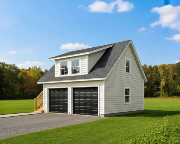 24x28 Garage Apartment Plan with Loft