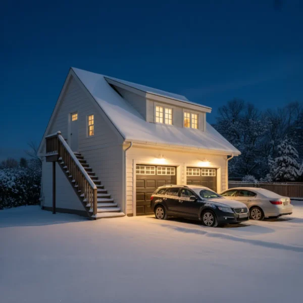 24x28 Garage Apartment Plan with Loft