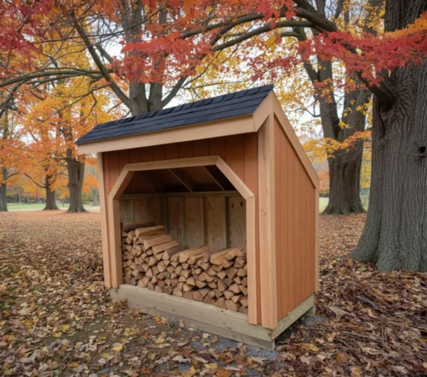 4x8 Firewood Shed Plans 2 4x8 Firewood Shed