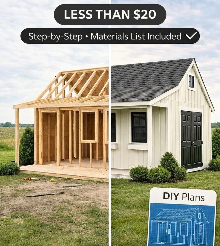 Detailed 12x16 garden shed plans with porch design for DIY projects