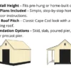 10x16 Shed plans