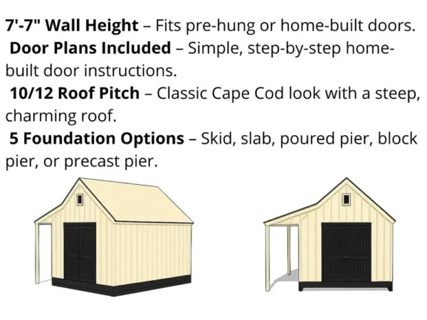10x16 Shed plans