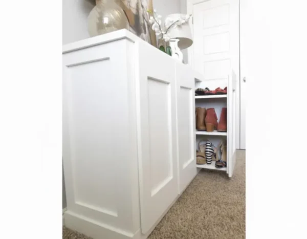 Hidden Shoe Cabinet DIY Woodworking Plans 3 Hidden Shoe Cabinet DIY Woodworking Plans