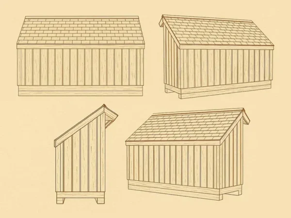 Complete 4x12 Firewood Shed Plans PDF 7 il 794xN.7414887421 rim6