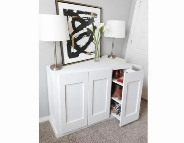 Hidden Shoe Cabinet DIY Woodworking Plans 4 Hidden Shoe Cabinet DIY Woodworking Plans