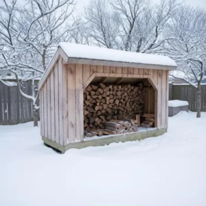 Complete 4x12 Firewood Shed Plans PDF