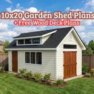 10x20 Shed Plans with Loft PDF