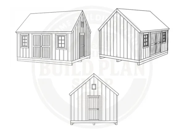 12x16 shed plans