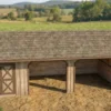 12x30 Run In Shed Plans with Tack Room