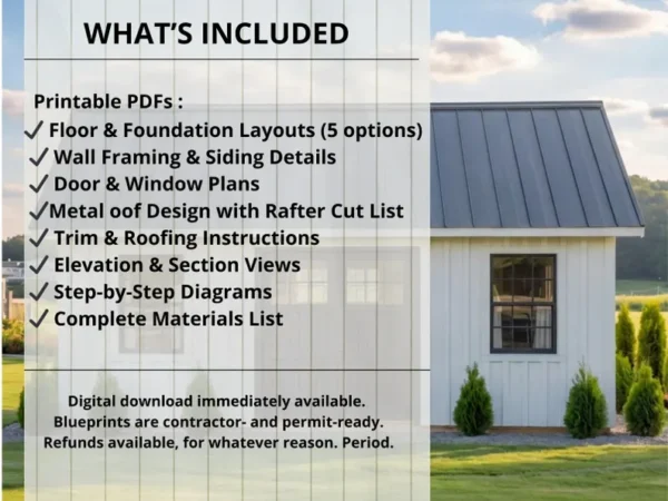 12x16 shed plans