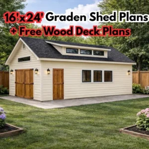 16x24 Storage Shed Plans