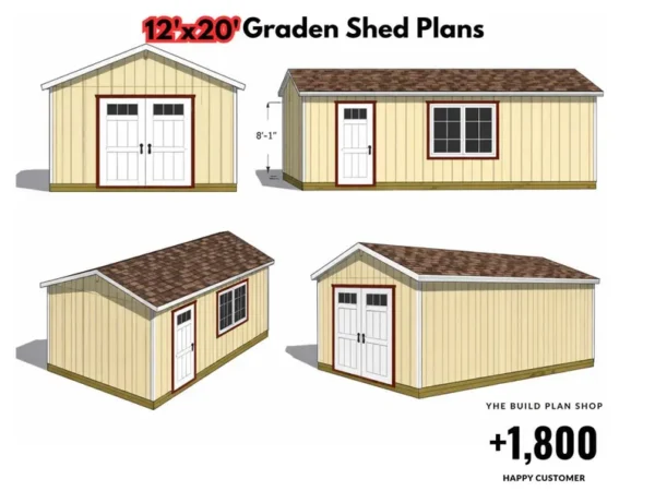 12x20 Shed Plans
