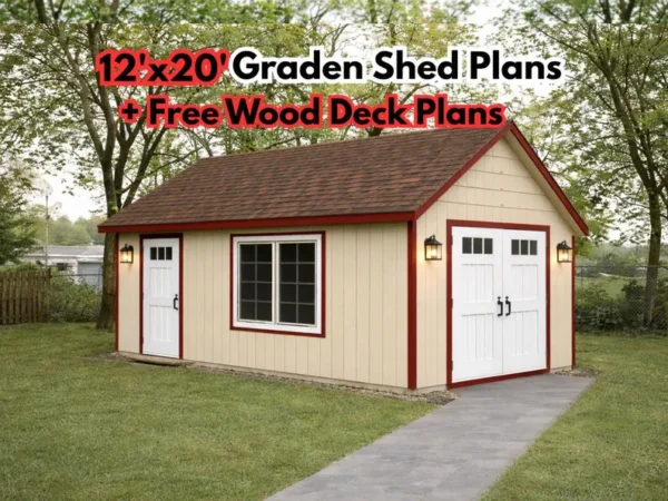 12x20 Garden Shed Plans