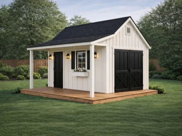 10x12 Shed Plans with Porch
