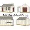 12x20 Garden Shed Plans With Porch (PDF) with Materials List