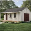 12x20 Garden Shed Plans With Porch (PDF) with Materials List