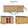 4x12 Lean To Shed Plans - DIY Storage Shed Plans with material list