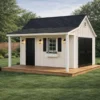 10x12 Cape Cod Shed Plans with Porch