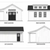 16x18 Dormer Shed Plans with Porch And Loft