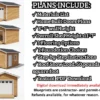 12x16 Shed Garage Plans – DIY Blueprints with Materials List (PDF)