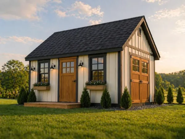 10x16 Colonial Shed Plans