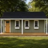 14x24 Cape Cod Shed Plans with Porch