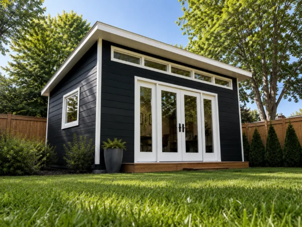 16x20 Modern Office Shed Plans
