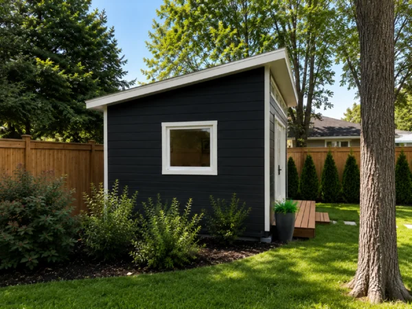 16x20 Modern Office Shed Plans