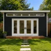 16x20 Modern Office Shed Plans