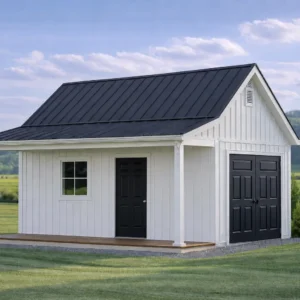 12x16 Garden Shed Plans with Porch