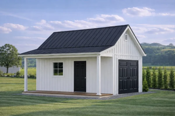 12x16 Garden Shed Plans with Porch