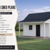 12x16 Cape Cod Shed Plans with Porch