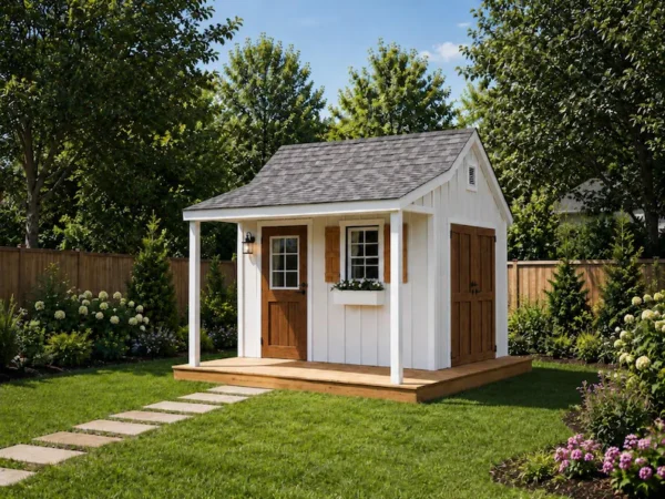 10x10 Shed Plans with Porch