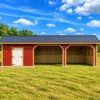 12x36 Horse Run-In Shed Plans