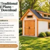 8x12 Garden Shed Plans with loft